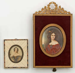 Zwei Damenportraits