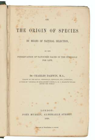 DARWIN, Charles Robert (1809-1882) - фото 4