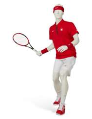 ROGER FEDERER'S CHAMPION OUTFIT AND RACKET