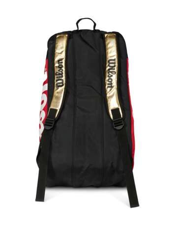 ROGER FEDERER'S TOURNAMENT RACKET BAG - photo 4