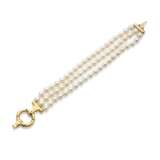 NO RESERVE - CULTURED PEARL AND DIAMOND BRACELET AND EARRING SET - фото 4