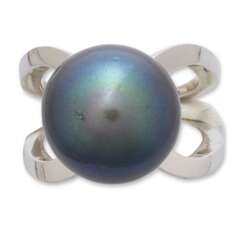 NO RESERVE - COLOURED CULTURED PEARL RING