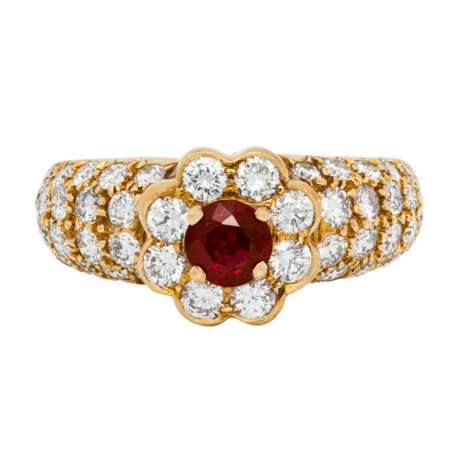 DIAMOND AND RUBY NECKLACE AND RING SET - фото 4