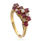 NO RESERVE - THREE RUBY AND DIAMOND RINGS; TOGETHER WITH A PAIR OF GOLD EARRINGS - photo 10