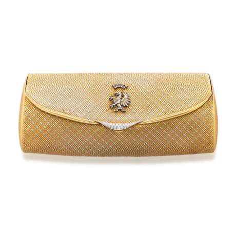 NO RESERVE - KERN GOLD AND DIAMOND EVENING BAG - фото 1