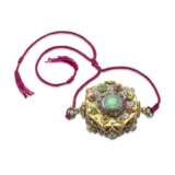 NO RESERVE - ENAMEL, MULTI-GEM AND SEED PEARL NECKLACE; TOGETHER WITH AN ENAMEL AND MULTI-GEM BOX - photo 2