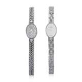 NO RESERVE - TWO DIAMOND AND GOLD WRISTWATCHES - фото 1