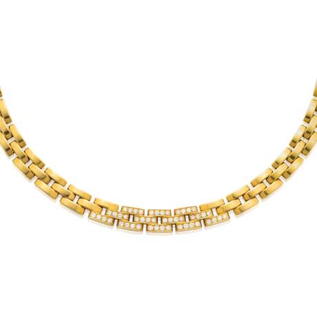 Cartier. CARTIER 'MAILLON PANTHÈRE' GOLD AND DIAMOND NECKLACE - фото 3