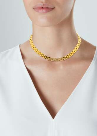 Cartier. CARTIER 'MAILLON PANTHÈRE' GOLD AND DIAMOND NECKLACE - фото 4