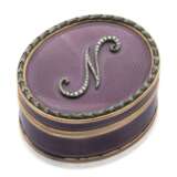 NO RESERVE - MEISTER ENAMEL, DIAMOND AND GOLD SNUFF-BOX - Foto 1