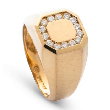 NO RESERVE - DIAMOND AND GOLD RING - Foto 1