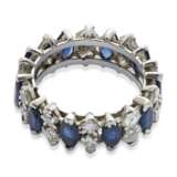 GROUP OF SAPPHIRE AND DIAMOND JEWELLERY; TOGETHER WITH THREE DIAMOND RINGS - photo 6