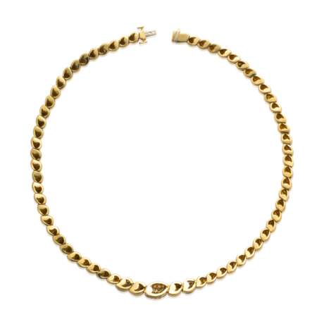 DIAMOND AND GOLD NECKLACE AND BRACELET SET - фото 3