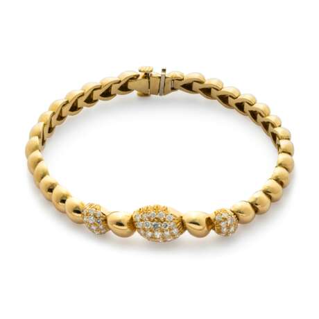 DIAMOND AND GOLD NECKLACE AND BRACELET SET - Foto 6