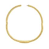 GOLD AND DIAMOND NECKLACE, BANGLE AND EARRING SUITE - фото 3