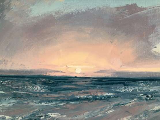 Design Painting “Seascape”, Canvas on the subframe, Oil, Contemporary art, Landscape painting, Russia, 2021 - photo 2