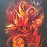 Painting “Fire flower”, Oil, Estonia, 2014 - photo 1