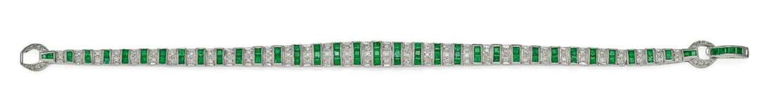 Smaragd-Diamant-Armband - фото 1