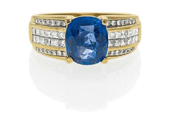 Saphir-Diamant-Ring - photo 1