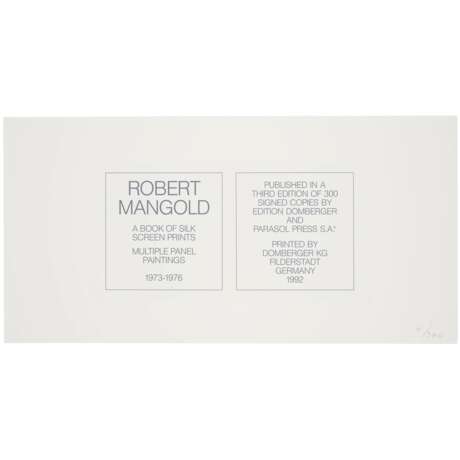 ROBERT MANGOLD (B. 1937) - фото 11