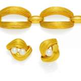 Konvolut: Gold-Armband, Perl-Brosche und Perl-Ring - Foto 1