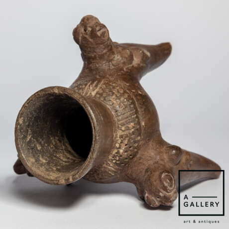 Древняя керамика “Tripod vessel, 1350-1550 AD”, Ceramics, Costa Rica, 1350-1550 гг. н.э. - photo 4