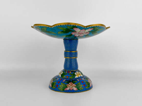 Fruit vase “Tayo-sei”, Copper, Cloisonne, China, 1920 - photo 1