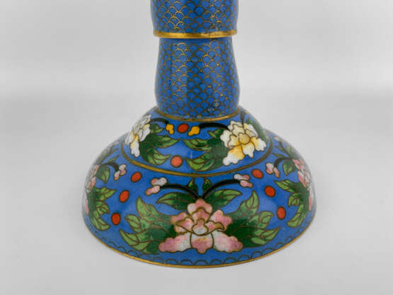 Fruit vase “Tayo-sei”, Copper, Cloisonne, China, 1920 - photo 4