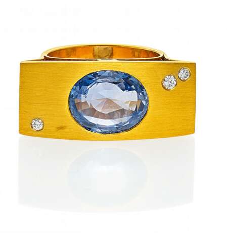 Saphir-Diamant-Ring - photo 1