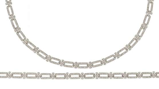 Diamant-SeTiefe: Collier und Armband - photo 1