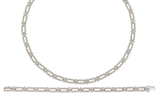 Diamant-SeTiefe: Collier und Armband - photo 2