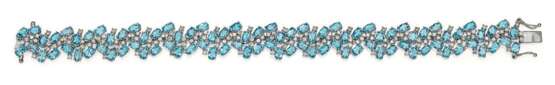 Aquamarin-Diamant-Armband - Foto 1