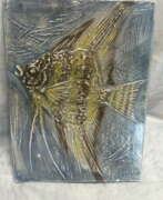 Moderne Kunst. Kahaku Shinko Wandkachel Fisch