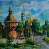 Тула Тульский кремль Canvas on the subframe Oil paint Contemporary art Cityscape Russia 2021 - photo 1