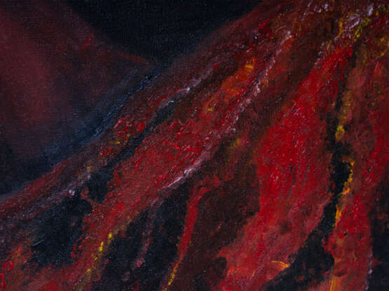 Painting, oilart “Volcano. Oil painting, original gift”, масло на холсте, Impasto, Contemporary art, Landscape painting, Byelorussia, 2020 - photo 2