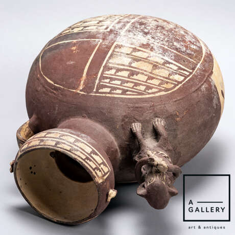 Древний сосуд с обезьяной «Navire antique, 1000-1470 UN D», Argile, Pérou, 1000-1470 гг. н.э. - photo 4