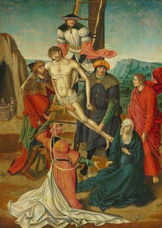 Flämischer Meister - um 1500. Kreuzabnahme - фото 1