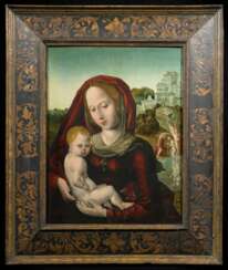 Flandes, Juan de (um 1460 Flandern - 1519 Palencia) - zugeschrieben. Madonna mit Kind