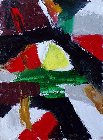 Painting, Fiberboard, Oil paint, Abstract Expressionist, Russia, 2021 - photo 1
