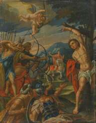 Roos, Heinrich Theodor (1638 Wesel - 1687 À Francfort/Main) - Rayon. Le Martyre de Saint Sébastien