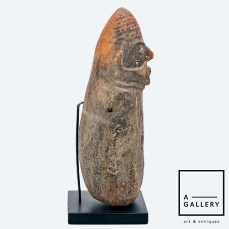 Древний идол „Götze, 200 v. Chr. BC. - 600 Jahre. ANZEIGE“, неизвестен, Ton, Peru, 200 гг. до н.э. - 600 гг. н.э. - Foto 5
