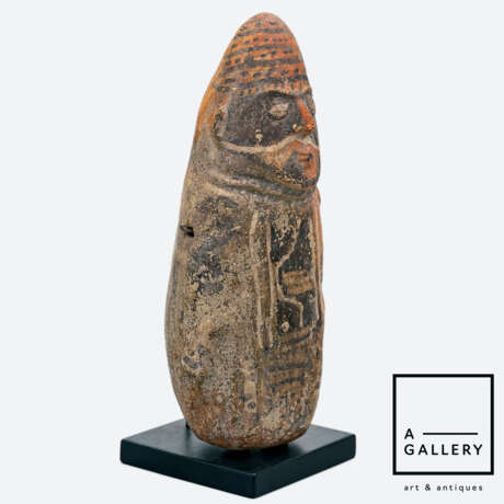 Древний идол “Idol, 200 BC BC. - 600 years. AD”, Clay, Peru, 200 гг. до н.э. - 600 гг. н.э. - photo 6