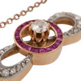 Bracelet avec une jolie carrure rubis-diamant "Infinite", - photo 5