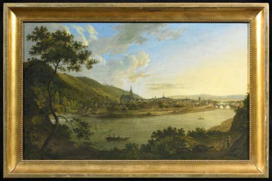 Reinermann, Friedrich Christian (1764 Wetzlar - 1835 Frankfurt/Main). Blick auf Meisenheim an der Glan - Foto 2