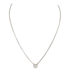 Solitär-Collier mit Brillant von ca. 1 ct, 