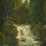 Courbet, Gustave (1819 Ornans - 1877 La Tour de Peitz) - und Werkstatt. Wasserfall im Walde - Foto 1