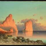 Swieszewski, Aleksander (1839 Warschau - 1895 München). Die Faraglionifelsen vor Capri - photo 1