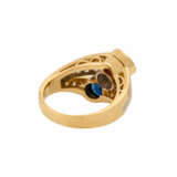 SCHILLING Ring "Trikolore" aus Rubin, Saphir, Brillant - фото 3