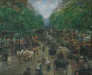 Fabbi, Fabio (1861 Bologna - 1945 Bologna). Boulevard in Paris
