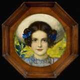 Stuck, Franz von (1863 Tettenweis - 1928 Tetschen). Porträt der Tochter Mary mit blauen Schleifen im Haar - photo 3